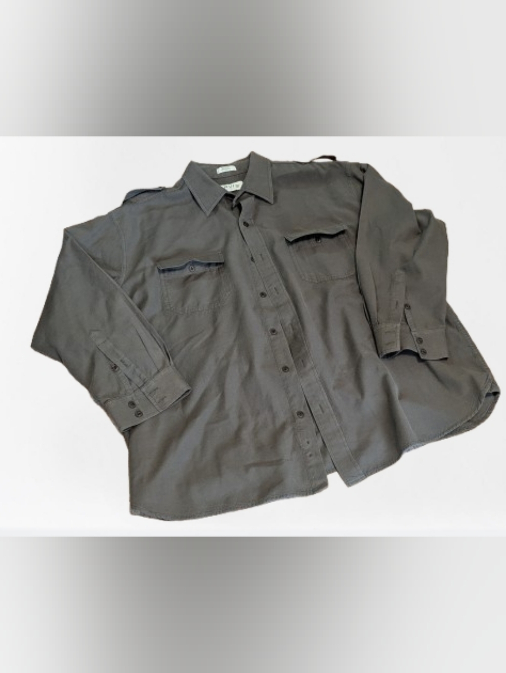 Orvis Men's Military-Style Field Shirt Jacket Military Green